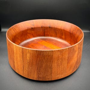 Vintage Staved Teak Serving Bowl by Jens Quistgaard for Dansk Denmark ~ 1960’s