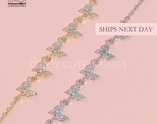 TEAMER Bracciale Con Ciondolo Colibrì E Fiore - Gioiello A Doppio Strato In Acciaio Inossidabile - Regalo Unisex Bohémien - Catena Regolabile 17+5 Cm