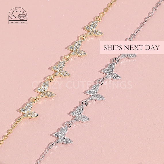 Butterfly Chain Friendship Bracelet Pattern Bohemian Butterfly