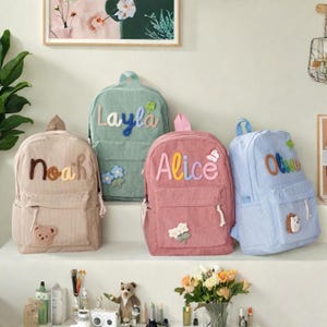 Personalized Kid BackPack, School Bag, Custom Toddler Backpack, Back to School, Kids Backpack, Kids Gift,Birthday Gift For Girls,Lightweight