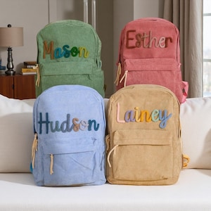 Mochila escolar personalizada para niños pequeños, mochila para niños con nombre personalizado, mochila para niños con nombre, mochila para niños personalizada, regalo de cumpleaños para niños, regalos para niños
