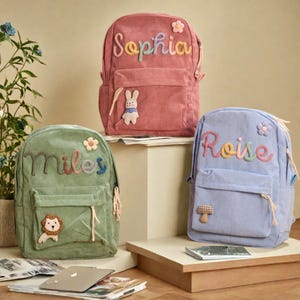 Custom Kids Backpack - Preschool Backpack, Custom Toddler School Bag, Cute Birthday Gifts for Children, Back to School, Gifts for Girls Boys
