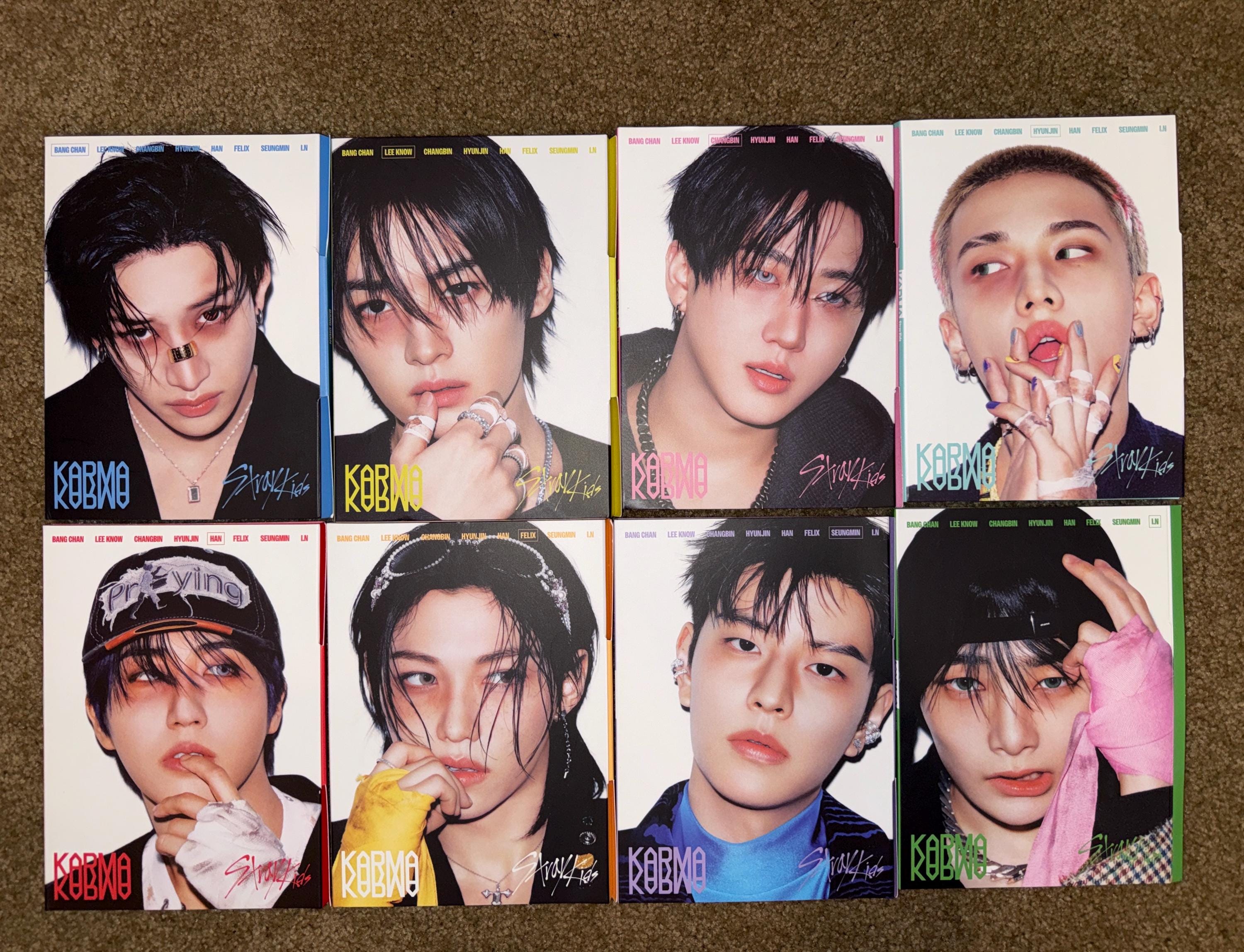 Stray Kids Official Karma Albums - Etsy