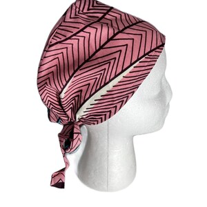 Aztec Surgical Cap | Scrub caps for women | Scrub hat | scrub cap for long hair | Scrub cap for long ponytail