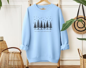Christmas Sweatshirt, Winter Crew Shirt, Christmas Shirt for Women, Winter Crew Shirt, Snowflake Sweatshirt, Festive Holiday Sweater
