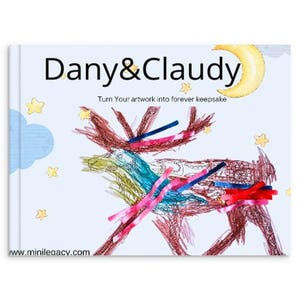 Personalized Your Kids Artwork into Photo Book | Daily Affirmations, Confidence Boosters & Faith-Based Messages
