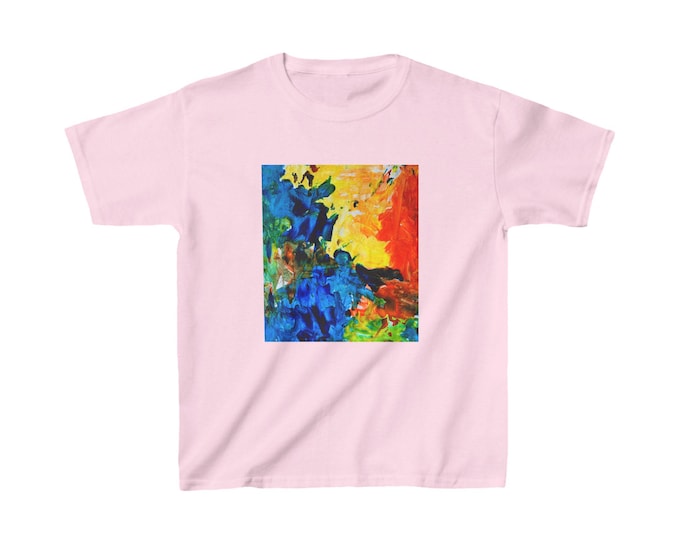 Kids Artwork Tee: Custom Hand-Painted Gift