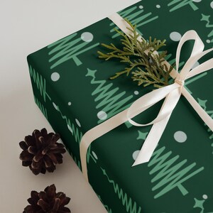 Carta da regalo a forma di albero di pino di Natale