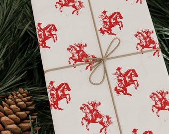 Western Geschenkpapiere - Cowboy Western Vintage Retro Nostalgisch