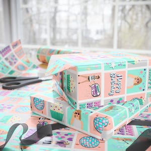 birthday gift wrap paper