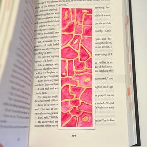 watercolor bookmark