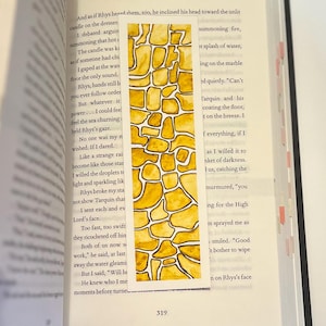 watercolor bookmark