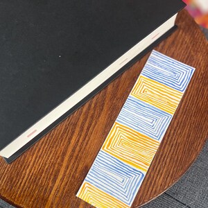 watercolor bookmark
