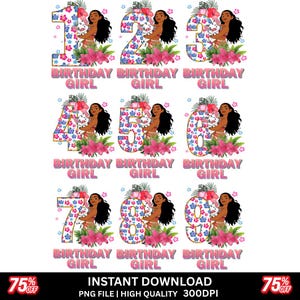 Cumpleaños PNG, Moana cumpleañera, imagen para planchar para sublimación DTF, cumpleaños de verano, descarga digital de camiseta DIY Moana