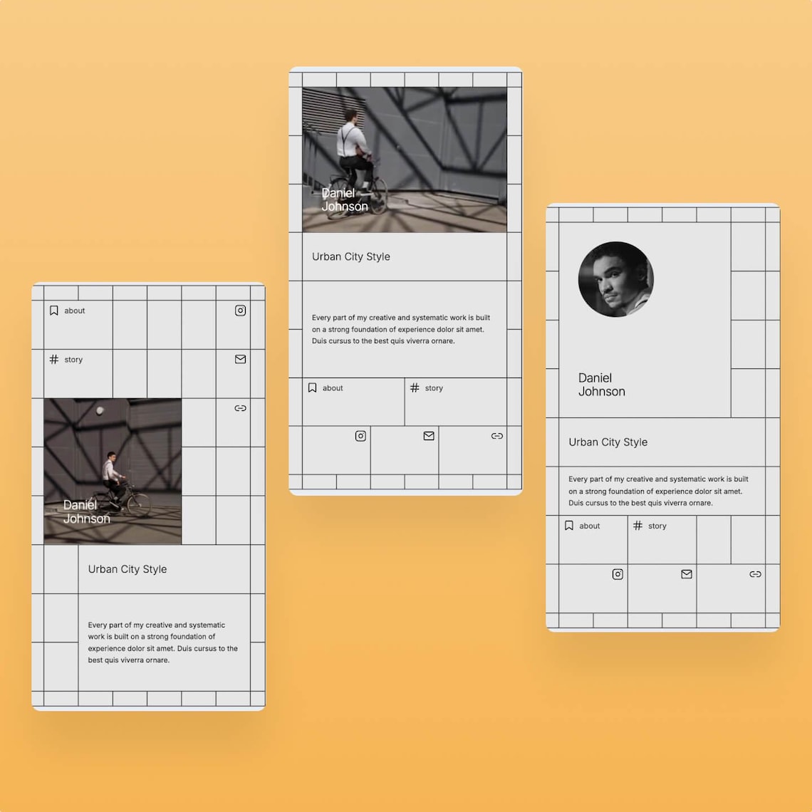 Website Template HTML Webflow Design – Calling Cards – Portfolio ...