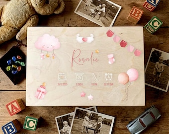 Caja de recuerdos | Paraíso para niñas, caja de recuerdos, caja de almacenamiento, regalo, caja de madera personalizada - kerzeundco.