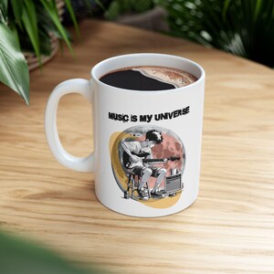 Music Mug, Music Lover Gift, Coffee Cup for Musicians, Cool Mug, 11oz and 15oz