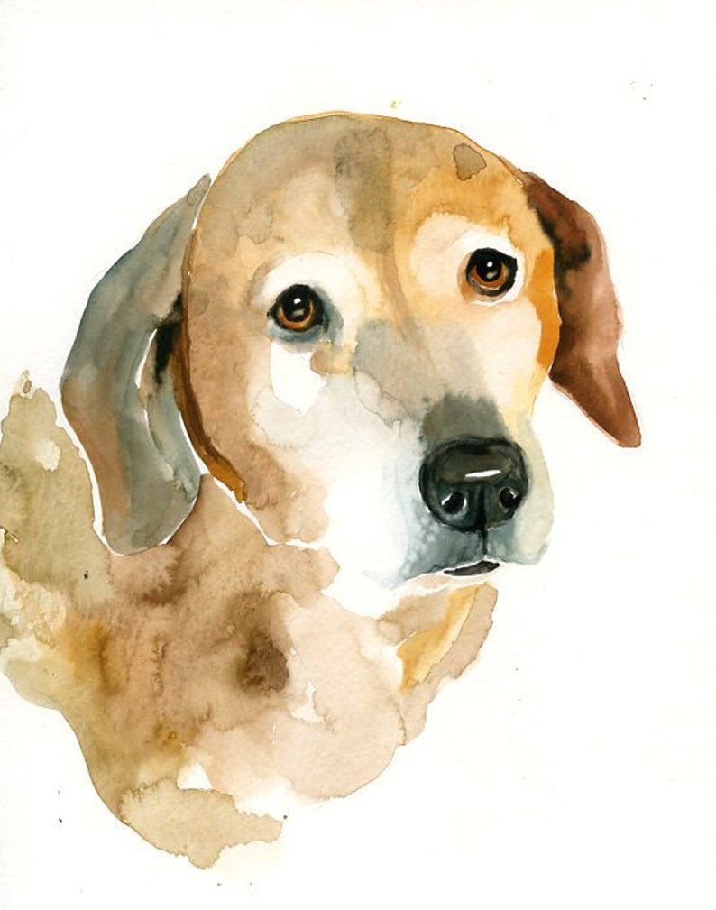 Custom pet portrait Pet portrait painting Pet portrait Custom pet portrait painting Pet memorial Pet portrait watercolor Custom Dog portrait image 5