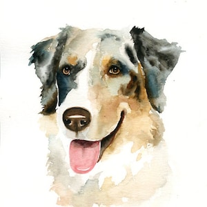 Custom pet portrait Pet portrait custom Custom dog portrait Custom pet painting Custom dog portrait Original watercolor painting 8X10inch