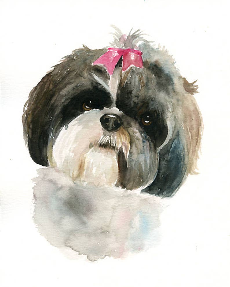 Custom pet portrait Pet portrait memorial custom dog portrait image 0