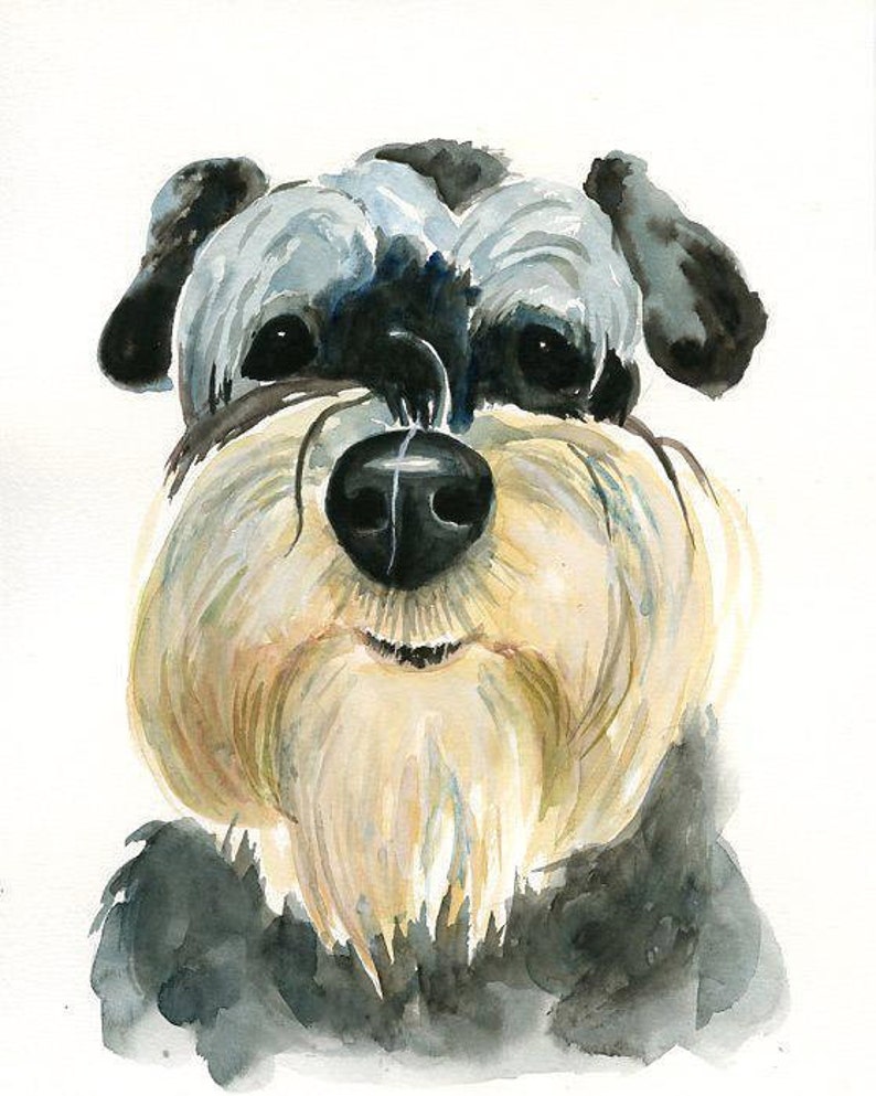 Custom pet portrait Pet portrait painting Pet portrait Custom pet portrait painting Pet memorial Pet portrait watercolor Custom Dog portrait image 7