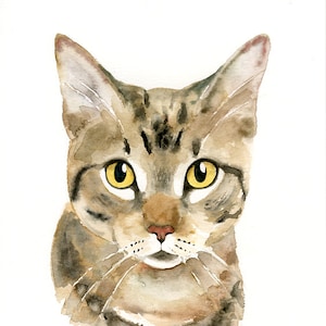 Custom pet portrait Watercolor pet portrait Dog portrait Custom pet painting Custom dog portrait Original watercolor painting 8X10inch