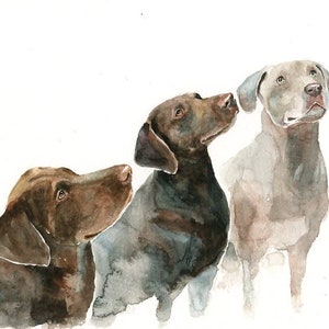 RITRATTO DEL tuo animale DOMESTICO Acquerello su carta 20x25cm