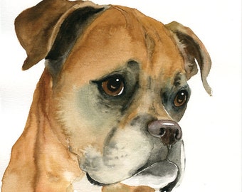 Ritratto personalizzato per animali domestici Ritratto di animale domestico Acquerello Ritratto di cane Pittura personalizzata per animali domestici Ritratto di cane originale Pittura ad acquerello 8X10inch