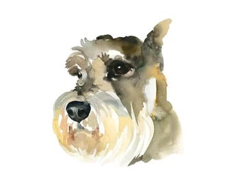 Custom pet portrait, Handmade artwork memorial art 8X10inch size