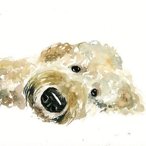 Custom pet portrait painting Pet painting Custom Dog Portrait Custom Dog Painting Watercolor Pet Portrait Custom Portrait Watercolor image 5