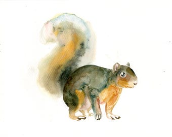 Original watercolor painting 8x10inch