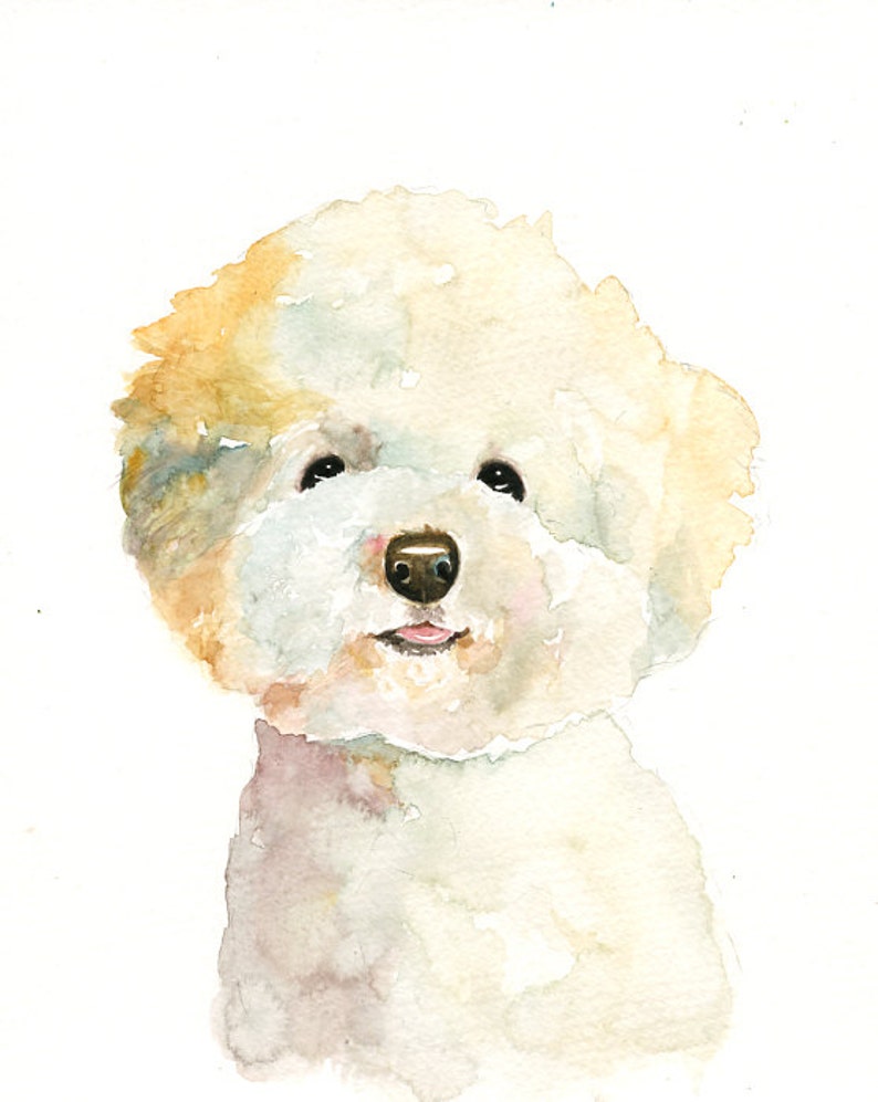 Custom pet portrait painting Pet painting Custom Dog Portrait Custom Dog Painting Watercolor Pet Portrait Custom Portrait Watercolor image 1