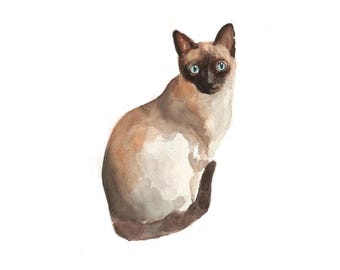 Custom pet portrait, Handmade artwork 8X10inch size