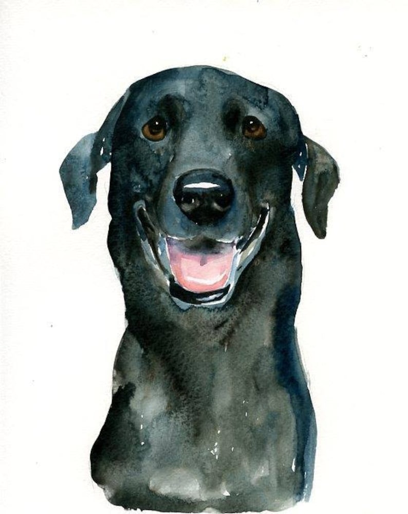 Custom pet portrait painting Pet painting Custom Dog Portrait Custom Dog Painting Watercolor Pet Portrait Custom Portrait Watercolor image 4