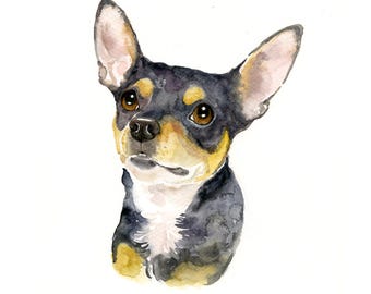 Retrato personalizado de mascota, obra de arte conmemorativa hecha a mano