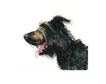 Retrato personalizado de mascota, obra de arte conmemorativa hecha a mano