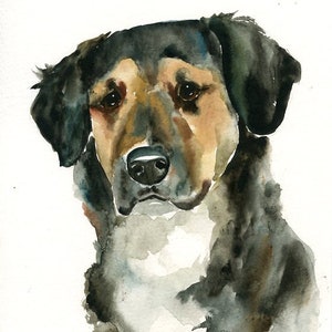 RITRATTO DEL tuo animale DOMESTICO Acquerello su carta 20x25cm