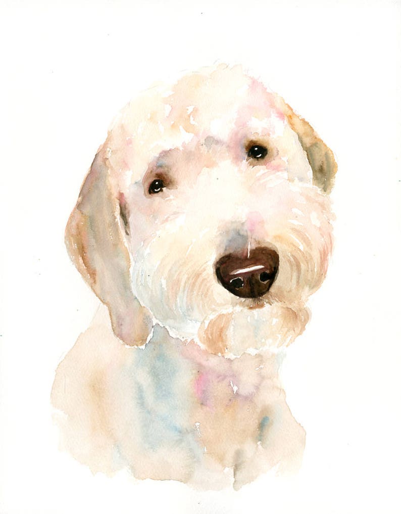 Custom pet portrait Pet portrait memorial custom dog portrait image 2