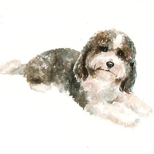 Custom pet portrait  Painting Watercolor Pet portrait Dog portrait Custom pet painting Custom dog portrait Original painting 8X10inch