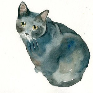 RITRATTO DEL tuo animale DOMESTICO Acquerello su carta 20x25cm