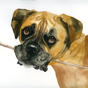 Dog memorial, Custom pet portrait 11x14inch size