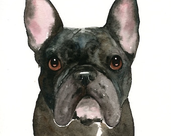 Custom pet portrait Watercolor pet portrait dog portrait Custom pet painting Custom dog portrait Original watercolor painting 8X10inch