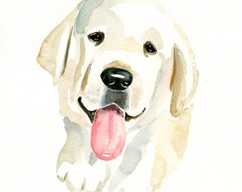 Custom pet portrait Pet portrait painting Dog portrait Custom pet painting Custom dog portrait Original watercolor painting 8X10inch