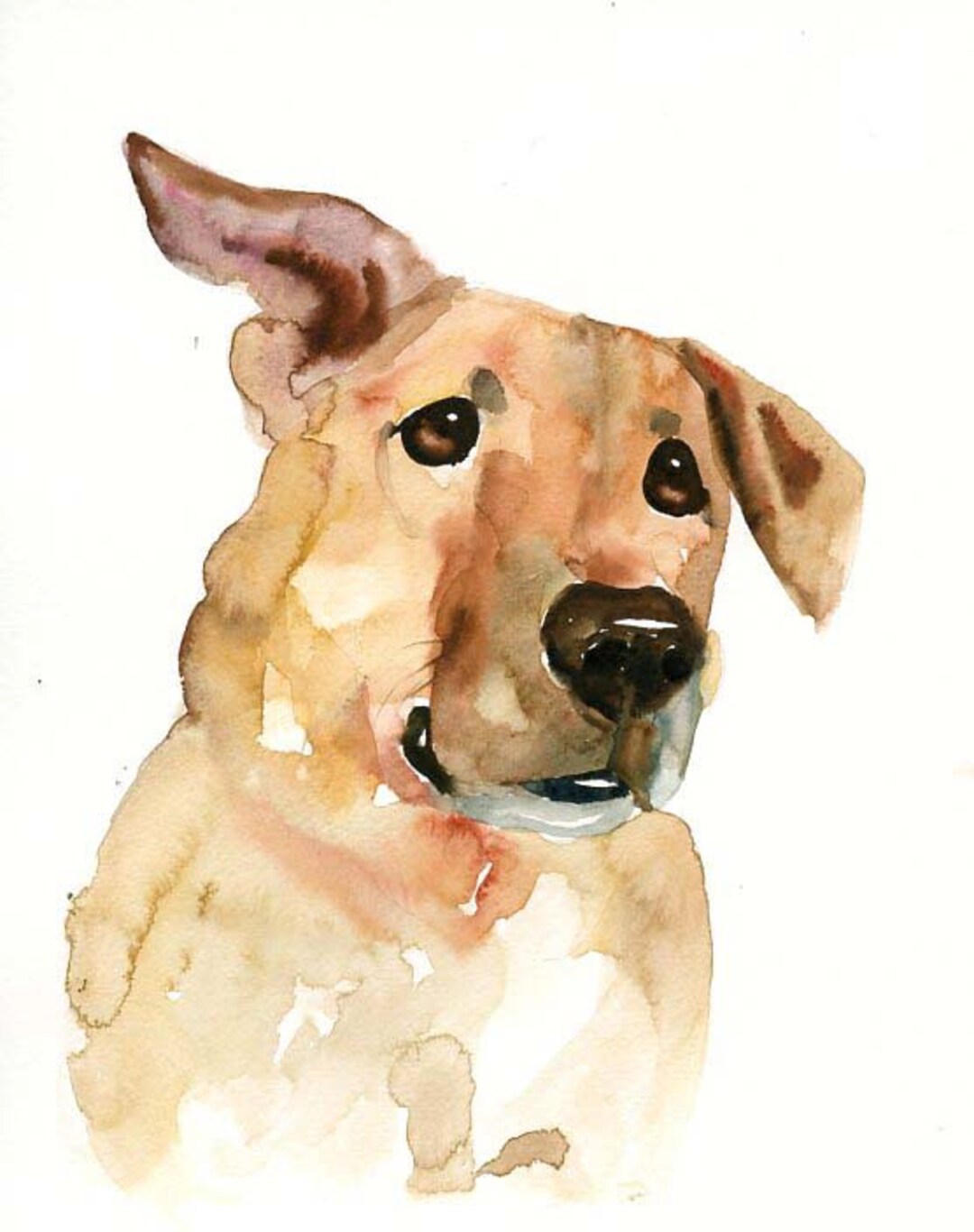 Custom Pet Portrait Pet Portrait Painting Dog Portrait Custom - Etsy