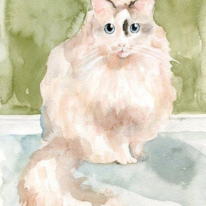 RITRATTO DEL tuo animale DOMESTICO Acquerello su carta 20x25cm