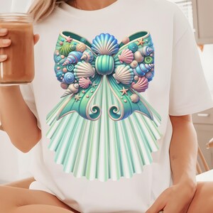 Coquette Seashell PNG,Beach Png,Retro Summer Png,Summer Vibes,Summer Coquette Png,Vintage Summer Png,Girls Trip Png,Summer Fashion,Ocean PNG