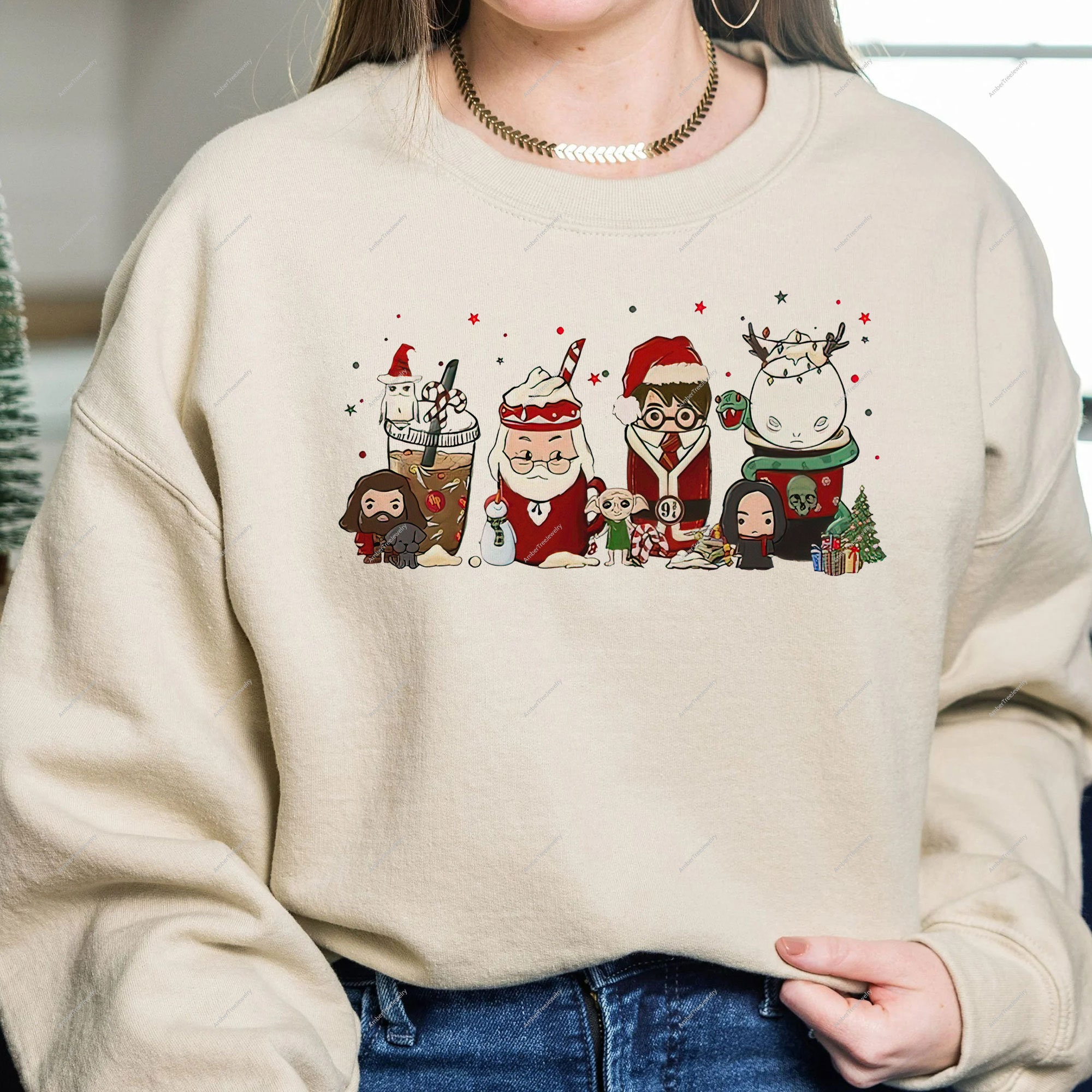 Discover Santa Potter Christmas Sweatshirt, Harry Christmas