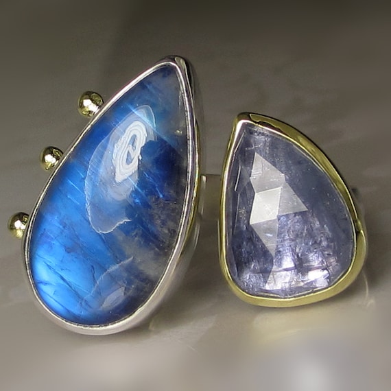 ブルームーンストーンとタンザナイト タンザナイトとブルームーン