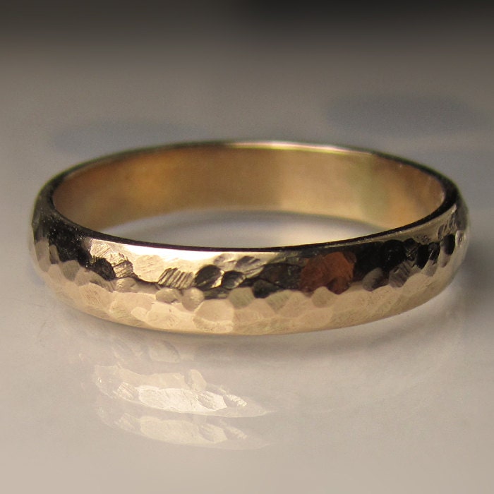 etsy mens gold wedding bands