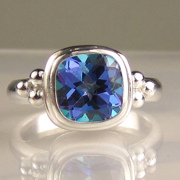 Mystic Topaz Ring in Sterling